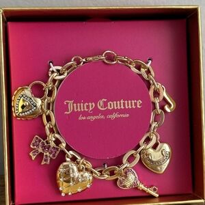 Juicy Couture Gold Charm Bracelet